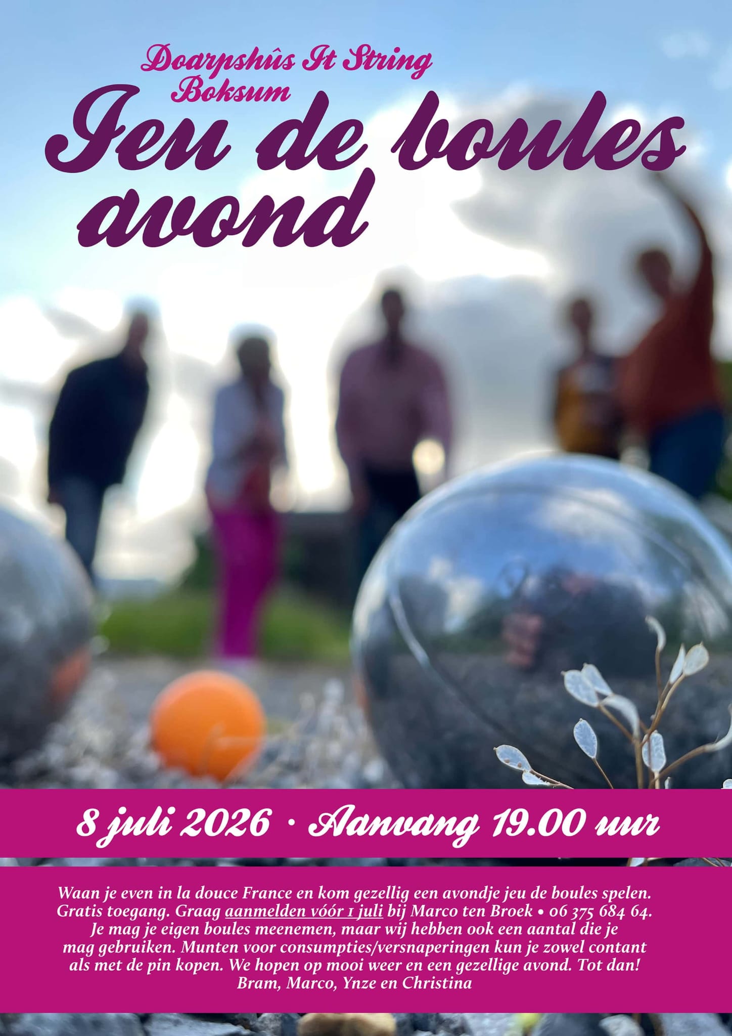 Jeu de Boules 8 juli